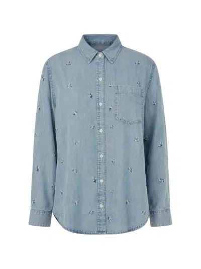 Rails Ingrid Floral-print Shirt In Blue