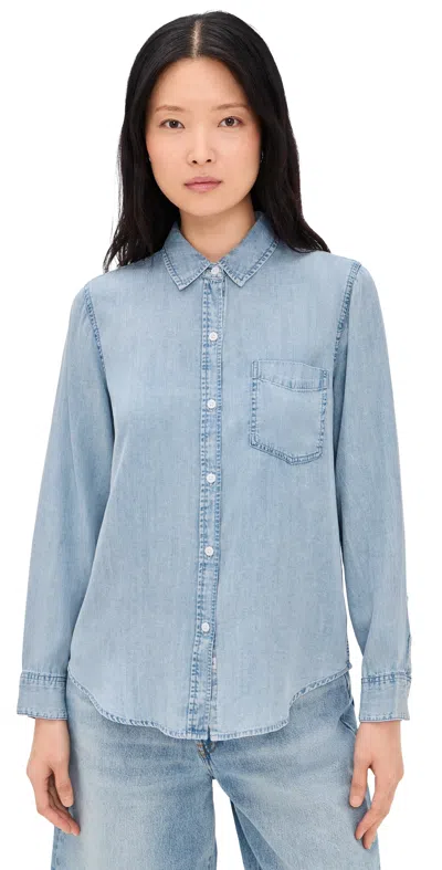 Rails Ingrid Shirt Med Vintage Cloud Wash In Blue