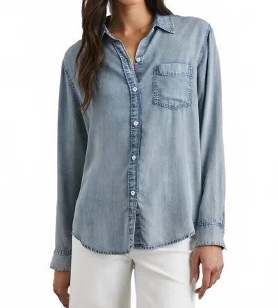 Rails Ingrid Tencel Shirt In Denim In Multi