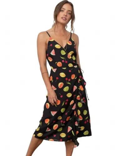 Rails Iris Midi Dress In Fruit Tropic In Brown