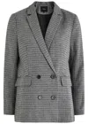 Rails Jac Houndstooth Woven Blazer In Black