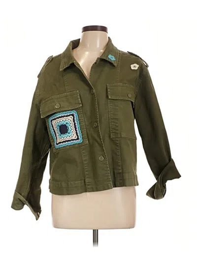 Pre-owned Rails Jacket In Green