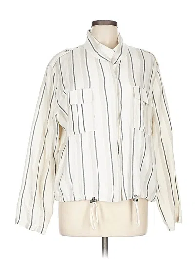 Pre-owned Rails Jacket In White