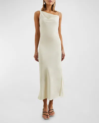 Rails Jackie Asymmetric Midi Slip Dress In Lotus