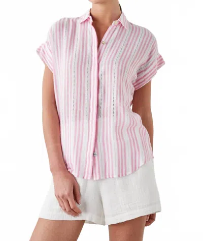 Rails Jamie Shirt In Kokomo Stripe In Pink