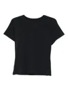 Rails Janis Heart-shaped Neckline T-shirt In Black