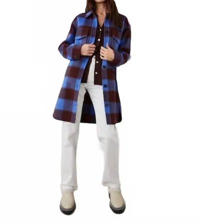 Rails Jaro Coat In Cobalt Chocolate
