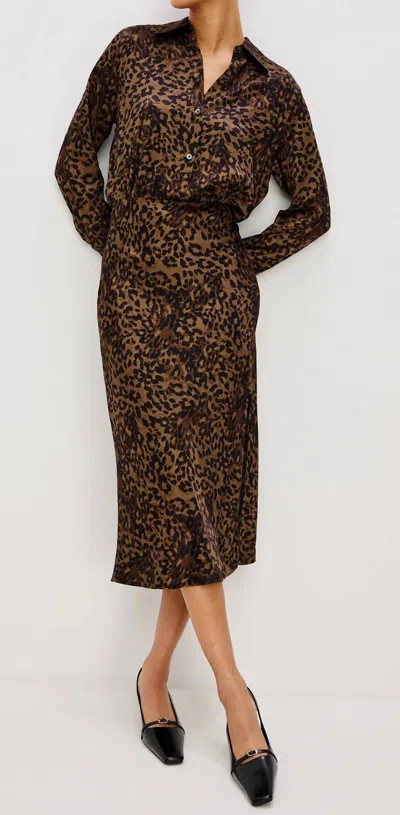 Rails Jazlyn Dress In Ginger Spotted In Brown