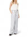 Rails Jess Wide Leg Pant In Laguna Stripe In White
