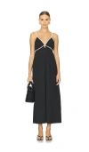 Rails Jessa Midi Slipdress In 블랙