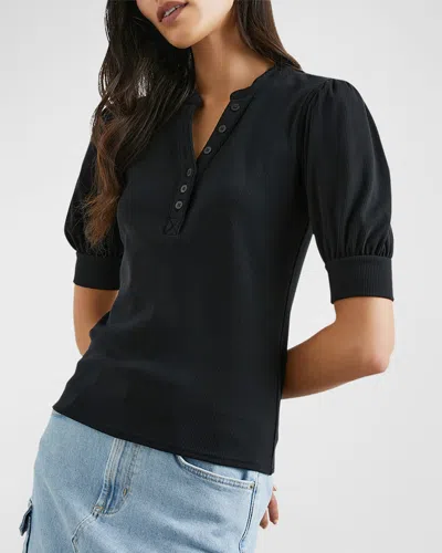 Rails Jewel Jersey Top In Black