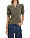 Rails Jewel Top In Olive In Multi