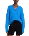 Rails Jodie V-neck Sweater In Cobalt