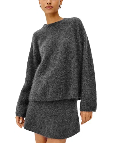 Rails Joel Wool Cashmere Crewneck Sweater In Brown
