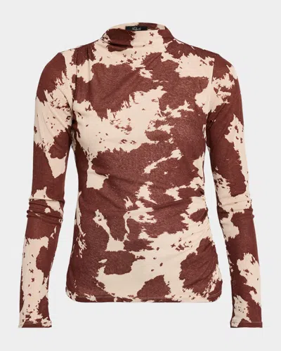 Rails Joelle Draped Mesh Top In Multi