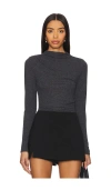 Rails Joelle Top In Charcoal
