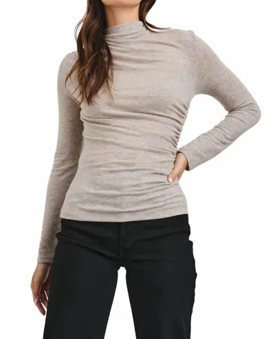 Rails Joelle Long Sleeve Top In Heather Grey In Gray