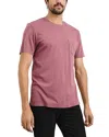 Rails Johnny Pocket Tee In Cranberry