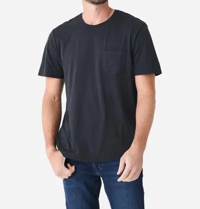 Rails Johnny T-shirt In Carbon In Black