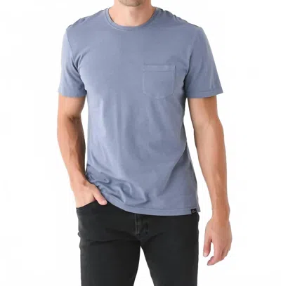 Rails Johnny T-shirt In Steel In Blue