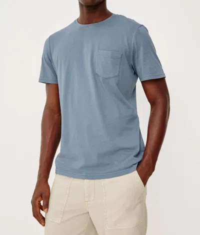 Rails Johnny T-shirt In Steel In Blue