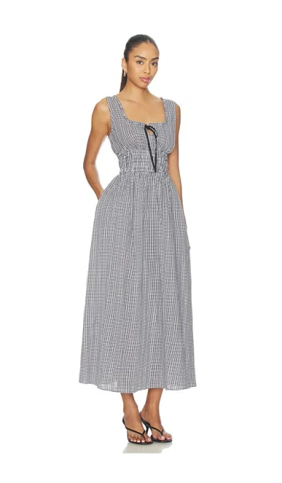 Rails Jordie Smocked Maxi Dress In White