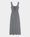 Rails Jordie Midi Dress In Black And White Gingham In Gray