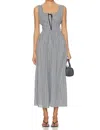 Rails Jordie Midi Dress In Black And White Gingham In Multi