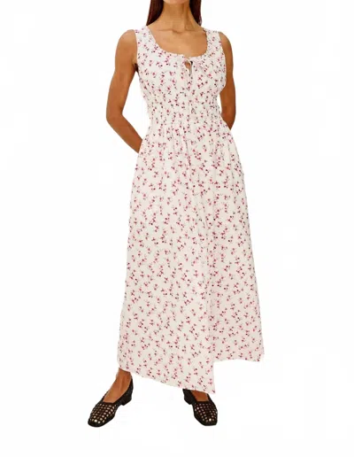 Rails Jordie Midi Dress In Rouge Romantic In White