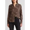 Rails Josephine Animal Print Button-up Shirt In Desert Lynx
