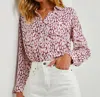 Rails Josephine Leopard Print Button-up Shirt In Multi