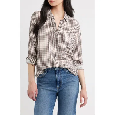 Rails Josephine Gingham Button-up Shirt In Multi