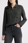 Rails Josephine Jaguar Print Button-up Shirt In Animal Print