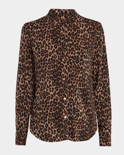 Rails Josephine Leopard Long-sleeve Shirt In Animal Print