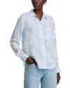 Rails Josephine Tie Dye Dot Print Button-up Shirt In Diffused Plaid