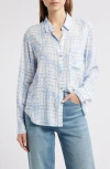 Rails Josephine Tie Dye Dot Print Button-up Shirt In Diffused Plaid