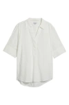Rails Juda Cotton Poplin Popover Top In White