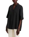 Rails Juda High Low Shirt In Black