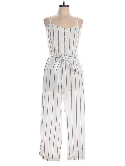 Pre-owned Rails Jumpsuit In White