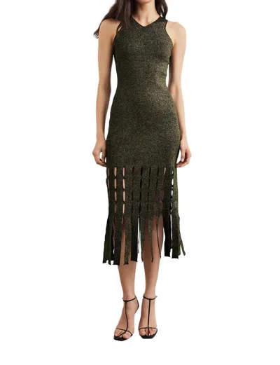 RAILS KAIA DRESS IN GOLD LUREX
