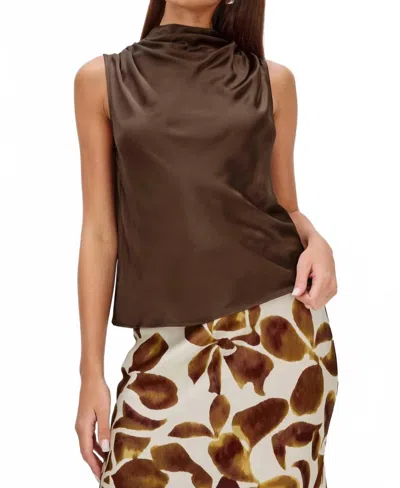 Rails Kaleen Sleeveless Top In Espresso In Brown