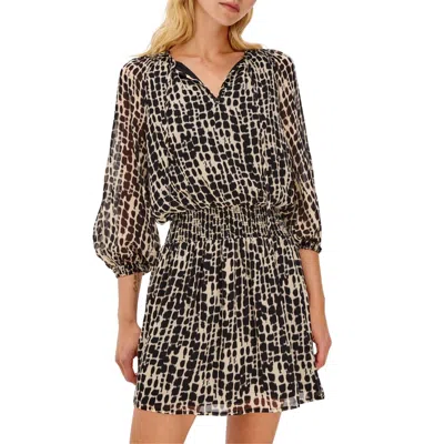 Rails Kari Mini Dress In Spotted Shibori In Multi
