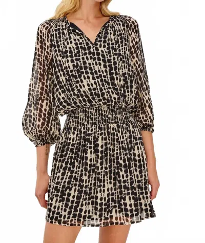 Rails Kari Mini Dress In Spotted Shibori In Multi