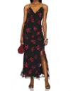 Rails Kariselle Dress In Dark Azalea In Black
