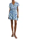 Rails Karla Watercolor Striped Mini Dress In Multi