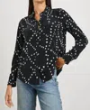 Rails Kate Button Down Shirt In Black Star Chains