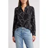 Rails Kate Star Print Button-up Shirt In Black Star Chain