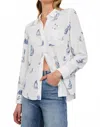 Rails Kathryn Button-up Shirt In Sailboats In White