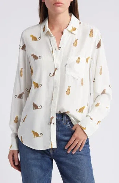 Rails Kathryn Cheetah Print Button-up Shirt In Wild Animals