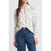 Rails Kathryn Star Print Button-up Shirt In Ivory Star Chain